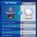 Проектор-нічник Яйце Динозавра з Bluetooth-колонкою та світловими ефектами ∙ Нічник-проектор Яйце Динозавра на підставці з пультом