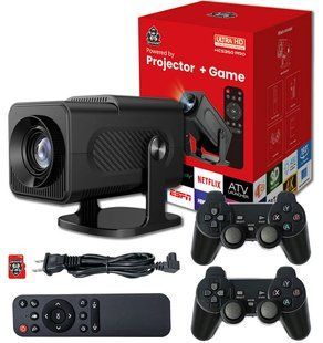 Проєктор для фільмів ігор та домашнього кінотеатру HCS350 pro &bull; Портативний проєктор з високою якістю зображення та підтримкою Full HD