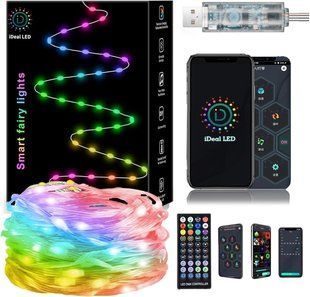 Розумна LED-гірлянда SFK-04 з керуванням зі смартфона та пультом ∙ Гірлянда Smart Крапля роси SFK-04