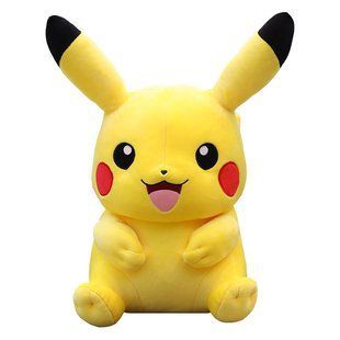 Мягкая игрушка - обнимашка Пикачу &middot; Подушка антистресс, 35 см