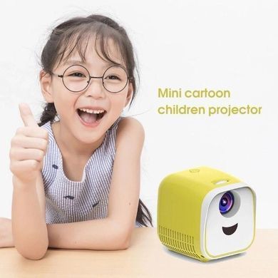 Детский мини LED проектор L1 Led Projector Портативный мультимедийный домашний проектор