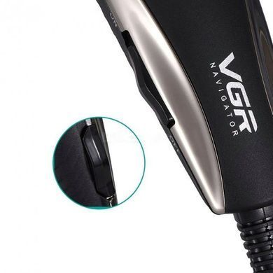 Профессиональная машинка для стрижки волос от сети VGR V-033 USB Pro, 9 Вт с насадками 3-12 мм и ножницами в комплекте