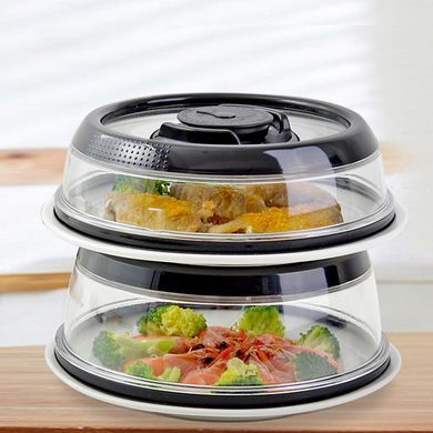 Вакуумная многоразовая крышка 19см для миски тарелки сковородки сохраняет продукты свежими