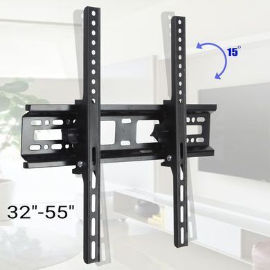 Кронштейн HT002 для телевізора (32"-55") &bull; Настінне кріплення з нахилом до +15/-5&deg;