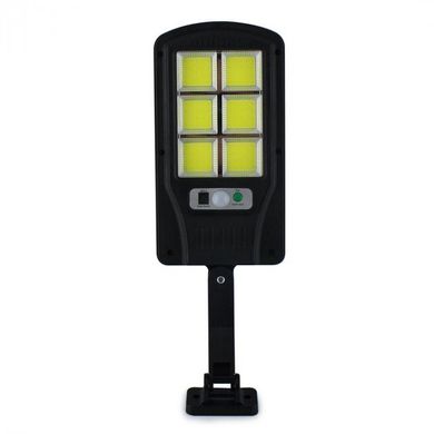 Вуличний ліхтар із сонячною панеллю LED Solar Street Light BL BK 120-6COB ∙ Акумуляторний світильник з датчиком руху та пультом 2200mA на сонячній батареї