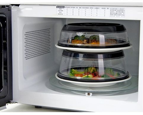 Вакуумная многоразовая крышка 19см для миски тарелки сковородки сохраняет продукты свежими