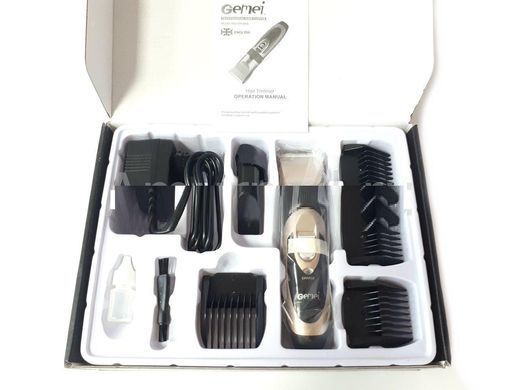 Профессиональная аккумуляторная машинка для стрижки GEMEI GM 6066 CG21 PR4