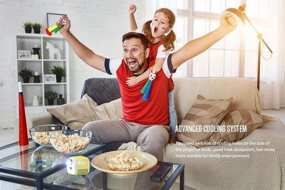 Детский мини LED проектор L1 Led Projector Портативный мультимедийный домашний проектор