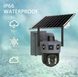 4G-камера TP18 360&deg; черная &bull; Уличная автономная IP-камера Solar PTZ 6 Мп с SIM-картой, солнечной панелью и V380 Pro