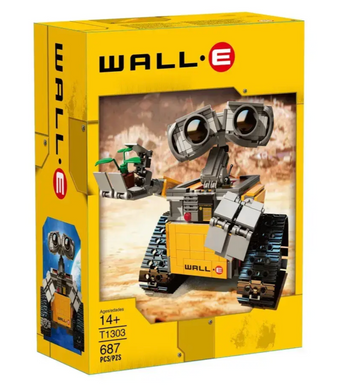Конструктор робот Валлі WALL-E 687 деталей з рухомими руками та колесами ∙ 3D конструктор Будівельні Блоки Робот Валлі 687 деталей