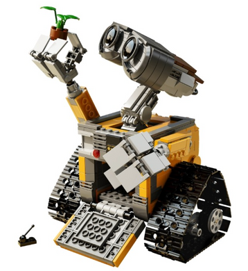 Конструктор робот Валлі WALL-E 687 деталей з рухомими руками та колесами ∙ 3D конструктор Будівельні Блоки Робот Валлі 687 деталей