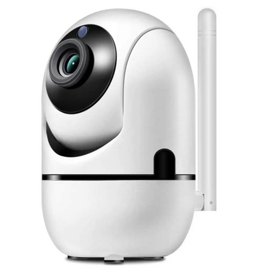 Камера видеонаблюдения QC011 IP CAMERA Wifi Беспроводная поворотная видеокамера с инфракрасной подсветкой, ночной съемкой и микрофоном