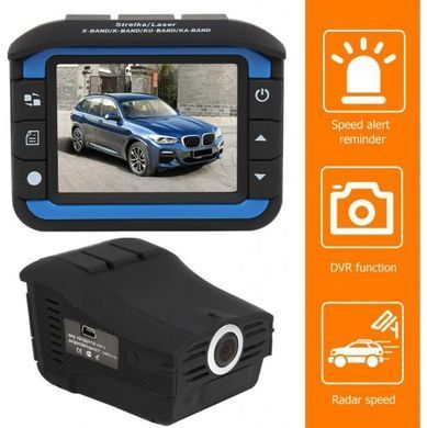 Автомобільний реєстратор &ndash; антирадар DVR VG3 360&deg; FULLHD 1080P ∙ Відеореєстратор із детектором радара 2 в 1