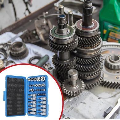 Набір головок New Tools DT-454 34 предмети &bull; Набір торцевих головок New Tools DT-454 Torx та E-Torx 3/8&Prime; у кейсі