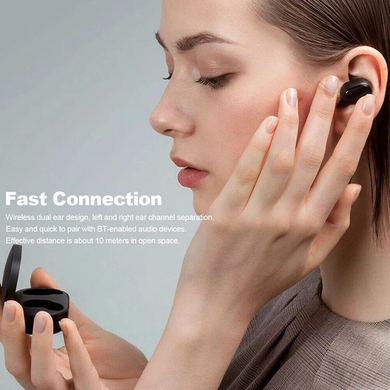 Бездротові стерео навушники A6S із зарядним кейсом &bull; TWS Bluetooth навушники для музики, дзвінків і повсякденного використання