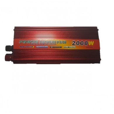 Инвертор преобразователь напряжения Power Inverter 12-220V, 2000W