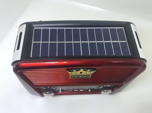 Радиоприемник GOLON RX-BT455S Solar USB с солнечной батареей ∙ Портативная радиоколонка GOLON RX-BT455S Solar USB для дома