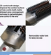 Расческа-фен Hair Steam Brush INFRARED+SPRAY HOTairCOMB 3в1 ∙ Випрямляч і фен Hair Steam Brush для волосся