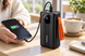Power Bank Aroimac VP318 30000 mAh Black &bull; Внешний аккумулятор Aroimac VP318 Super Slim с быстрой зарядкой 22,5W, LED дисплеем, 4 USB выходами и встроенными кабелями
