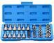 Набір головок New Tools DT-454 34 предмети &bull; Набір торцевих головок New Tools DT-454 Torx та E-Torx 3/8&Prime; у кейсі
