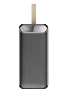 Зовнішній акумулятор Power Bank на 100 000 мАг з дисплеєм і ліхтариком AWEI P101K 22.5W ∙ Power Bank P101K з дисплеєм і LED-лампою