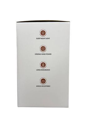 Портативный вентилятор SkeBerg JX-80 с LED-подсветкой &bull; Настольный мини-вентилятор 5W для дома, офиса, поездок и отдыха