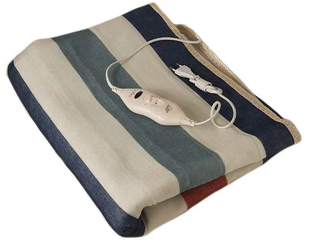 Електропростирадло Electric Blanket 7420 150&times;180 см 86 Вт з терморегулятором &bull; Електричне простирадло з підігрівом Electric Blanket 7420 220 В для двоспального ліжка, різнокольорові смуги