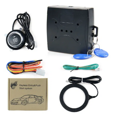 Универсальная система запуска двигателя Smart Start System с иммобилайзером ∙ Кнопка &lsquo;Старт-Стоп&rsquo; для пуска и остановки автомобиля с подсветкой и режимом старта на холодную