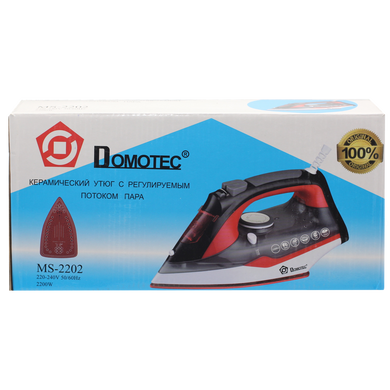 Праска Domotec MS 2202 з керамічною підошвою, 2200W