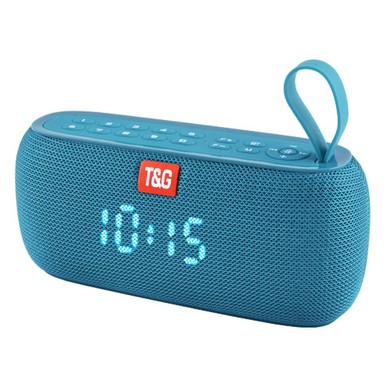 Портативная колонка TG177 Bluetooth с функциями Power Bank, Радио, Электронных часов
