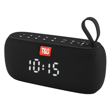 Портативная колонка TG177 Bluetooth с функциями Power Bank, Радио, Электронных часов