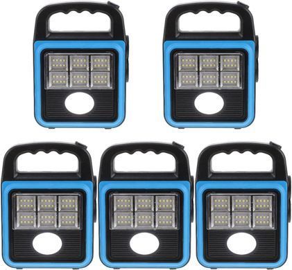 Фонарь-прожектор USB с солнечной панелью и повербанком Solar LED light HS-8020 ∙ Светодиодный кемпинговый фонарь с функцией Power Bank HS-8020D
