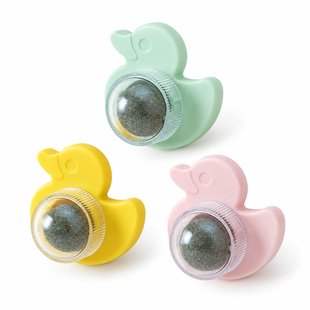 Кошачья мята AND LY-757 для котов &bull; Игрушка-шарик Pet Toy LY-757 с кошачьей мятой, вращающимся роликом и креплением на поверхность