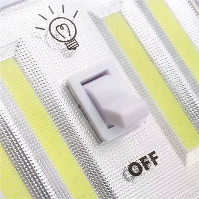 Светильник с тумблером HY-604 &bull; Беспроводной светодиодный светильник COB Light Switch HY-604 на батарейках с магнитным креплением для шкафа, коридора, гаража и дома