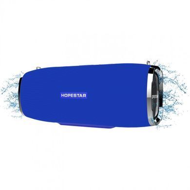 Портативная колонка HopeStar A6 blue (Синий) Хоп стар. Блютуз колонка. PR5