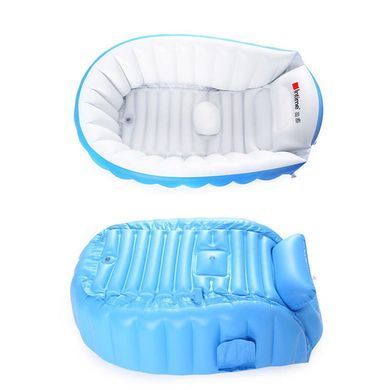 Надувна ванночка дитяча Intime Baby Bath Tub &bull; Портативна складна надувна ванна для немовлят та дітей до 4 років
