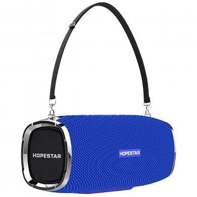 Портативная колонка HopeStar A6 blue (Синий) Хоп стар. Блютуз колонка. PR5