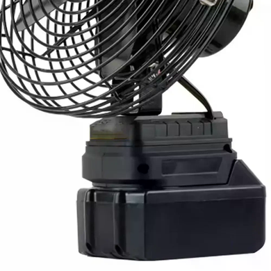 Акумуляторний вентилятор Lithium Electric Fan 48V чорний &bull; Портативний бездротовий вентилятор з Li-ion акумулятором для дому, дачі, офісу та відпочинку