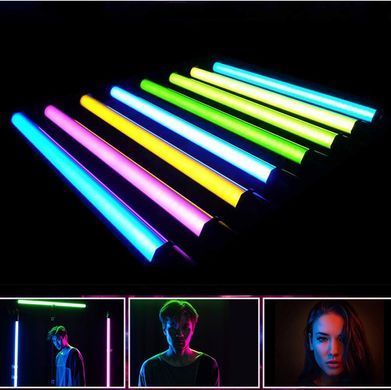 LED Лампа &ndash; меч Led Stick RGB для фото и видео ∙ Освещение для съемок ∙ Световые эффекты ∙ Светодиодная осветительная лампа &ndash; жезл ∙ Селфи &ndash; подсветка для блогеров с пультом