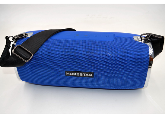 Портативная колонка HopeStar A6 blue (Синий) Хоп стар. Блютуз колонка. PR5