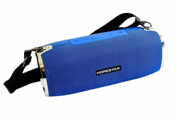 Портативная колонка HopeStar A6 blue (Синий) Хоп стар. Блютуз колонка. PR5