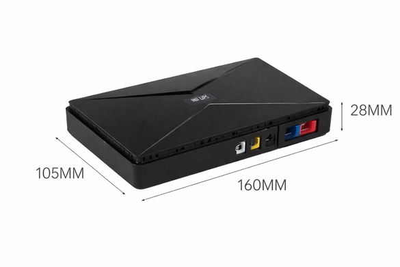 Джерело безперебійного живлення Mini DC UPS для роутера та ONU &bull; Міні ДБЖ 12V з USB і DC виходами для Wi-Fi, модема та камер