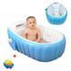 Надувна ванночка дитяча Intime Baby Bath Tub &bull; Портативна складна надувна ванна для немовлят та дітей до 4 років