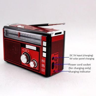 Радиоприемник GOLON RX-382 с USB/SD и фонариком ∙ Портативное мини-радио GOLON RX-382 для дома