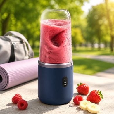 Портативный блендер Juice Cup 5974 &bull; Блендер Juice Cup 5974 с 2 чашками по 400 мл и питьевой крышкой с клапаном для смузи и коктейлей