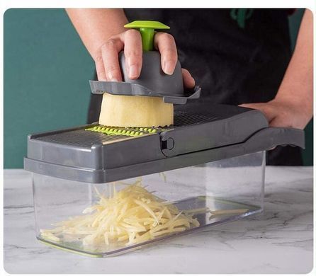 Універсальна овочерізка - мультислайсер Nicer Dicer 25 в 1 &middot; Терка - подрібнювач з контейнером, 25 предметів