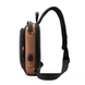 Нагрудная сумка Backpac XL-1514100 черно-серая маленькая &bull; Сумка через плечо с противоугонным кодовым замком для города, поездок и документов