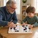 Настольная игра FoosballWinner Катапульта KAR331 на двоих &bull; Игра на ловкость и реакцию с деревянным полем 54 &times; 29,5 см и 10 шайбами для детей от 6 лет