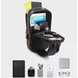 Нагрудная сумка Backpac XL-1514100 черно-серая маленькая &bull; Сумка через плечо с противоугонным кодовым замком для города, поездок и документов