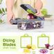 Універсальна овочерізка - мультислайсер Nicer Dicer 25 в 1 &middot; Терка - подрібнювач з контейнером, 25 предметів